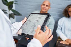 checklist in the form of an e-form